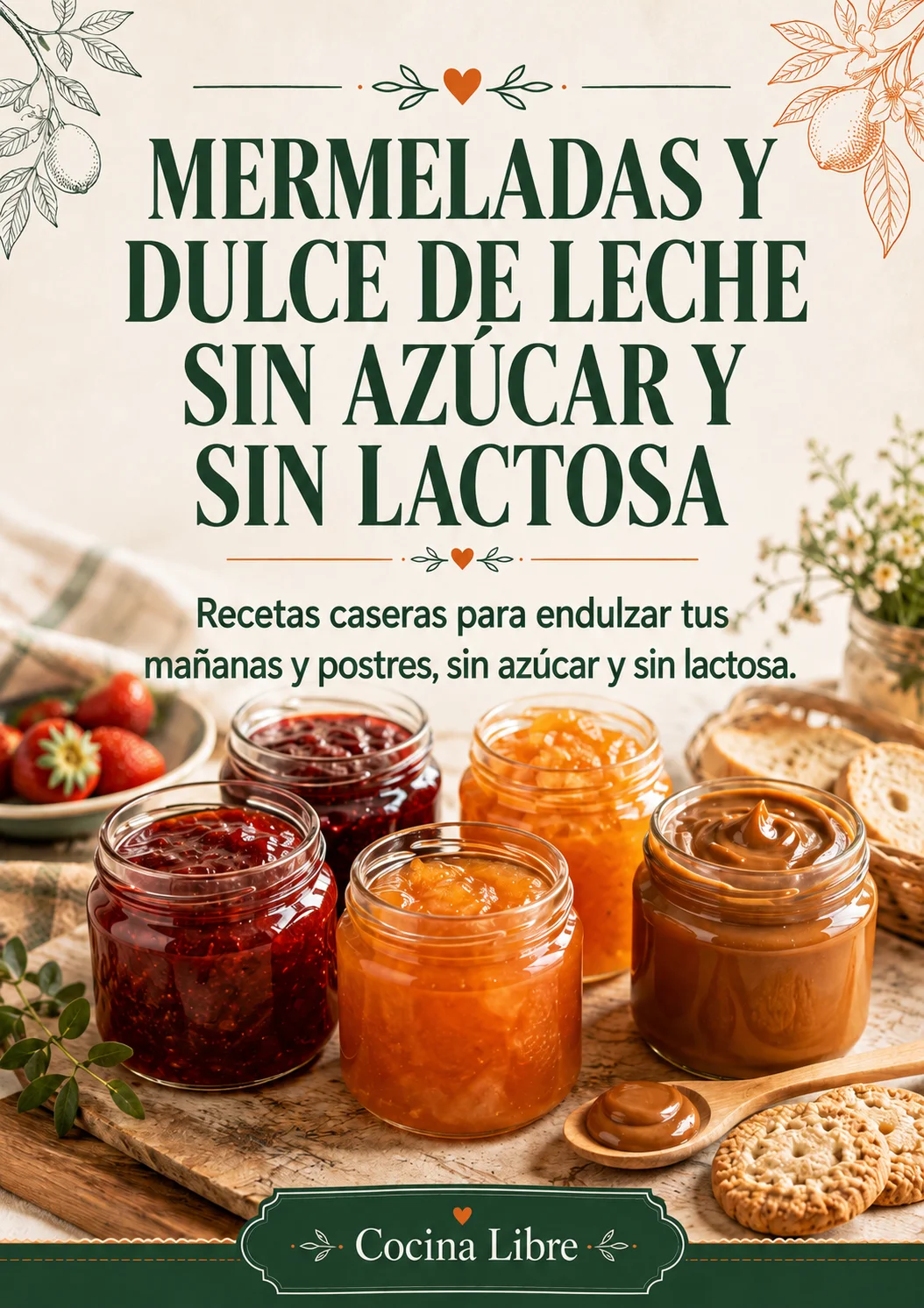 Mermeladas y Dulce de Leche sin azúcar y sin lactosa